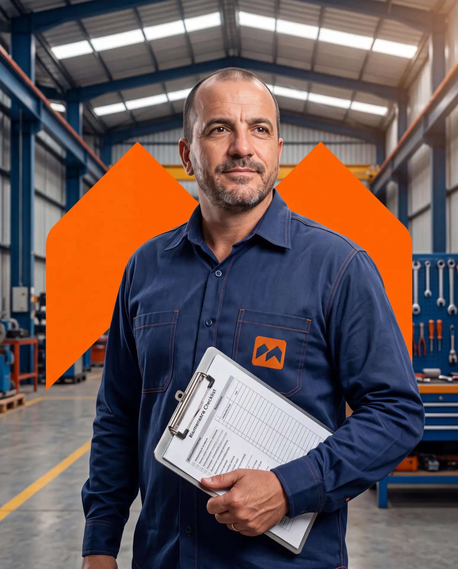 Luiz Felipe, fundador da Mestres da Manutenção, em ambiente industrial